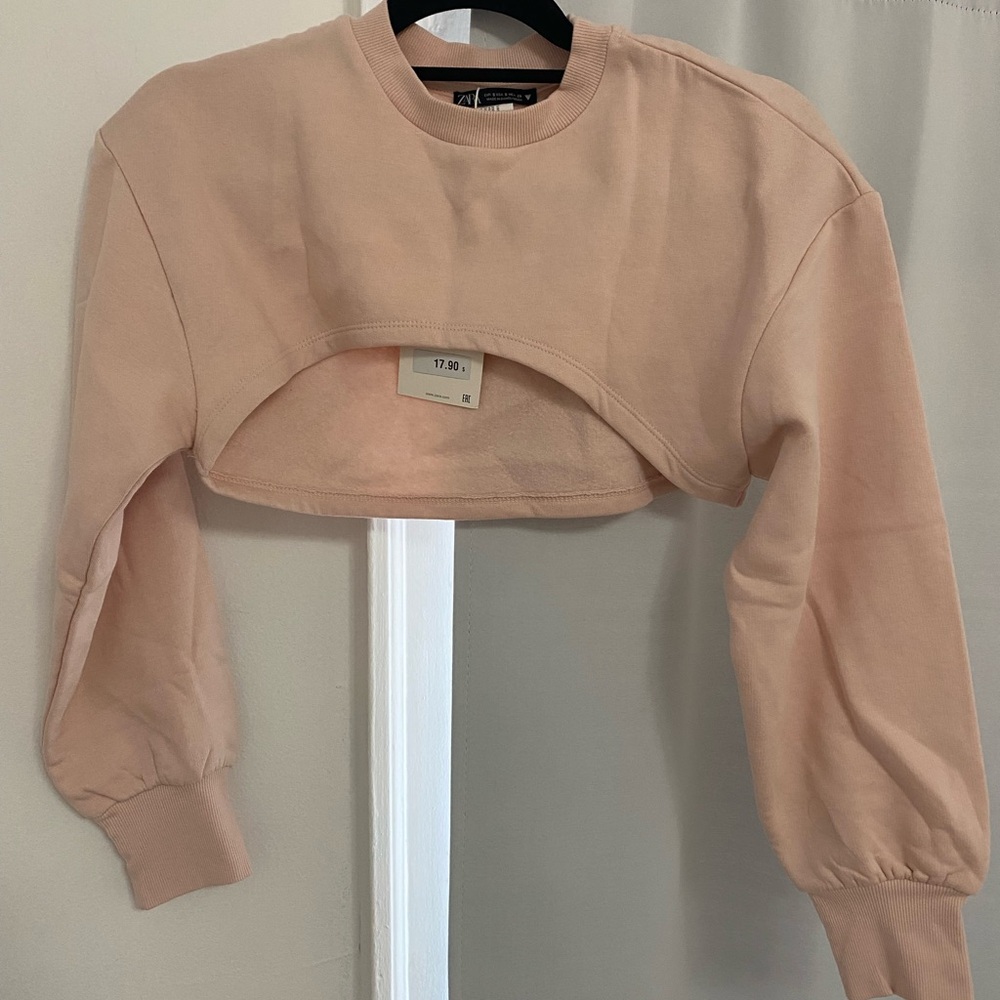 Pink Shrug Sweatshirt